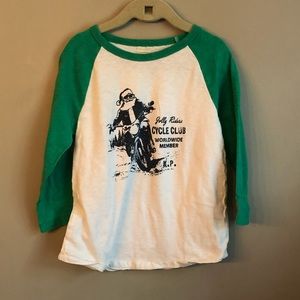 JCREW Santa motorcycle T-shirt
